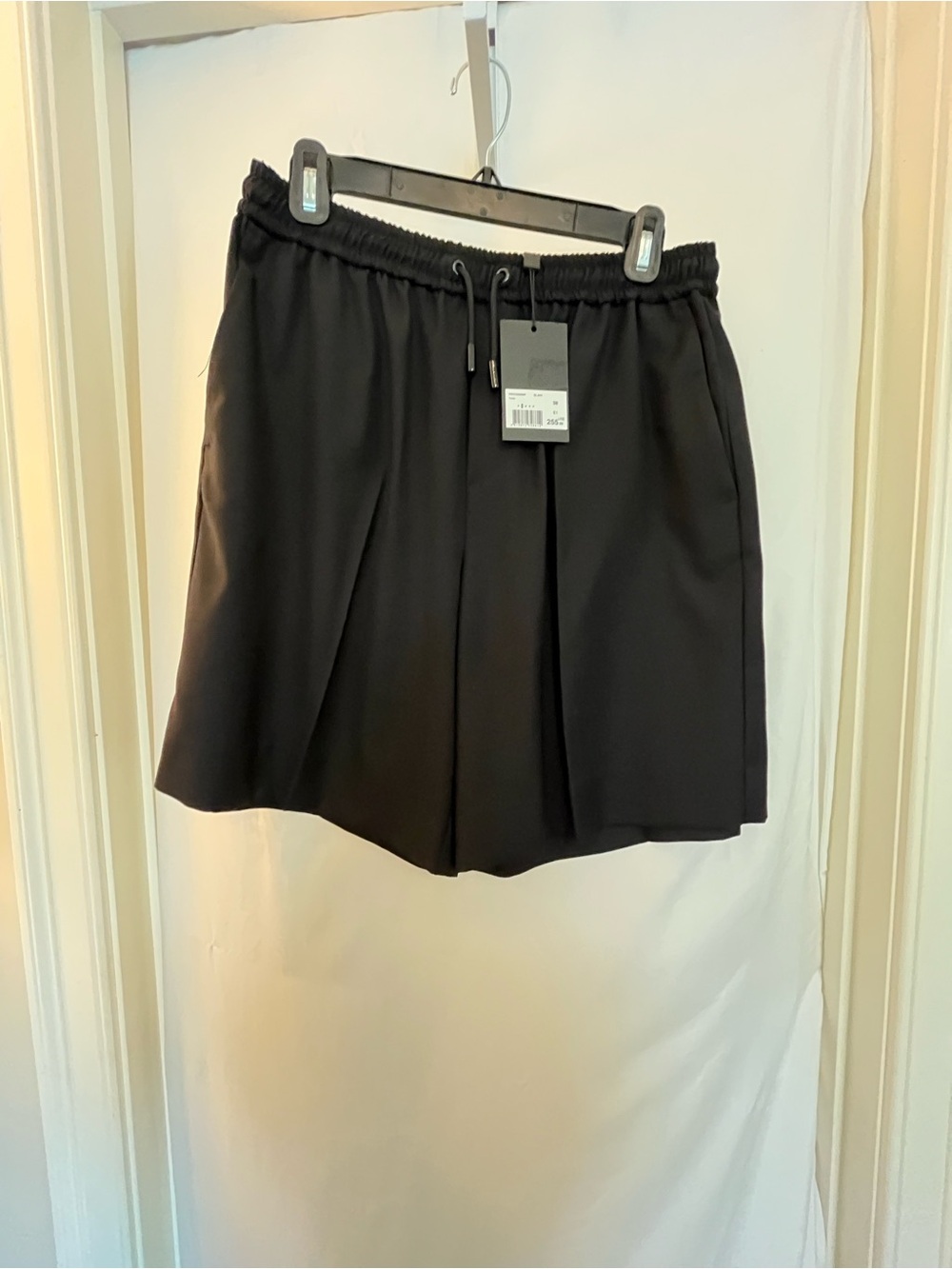 The Kooples unisex black shorts with pockets